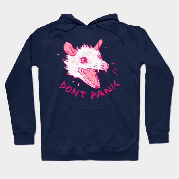 Dont Panic Hoodie by EricaFeldArt